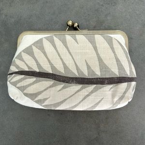 Leaf Print Clutch